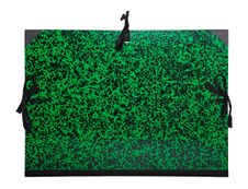 Exacompta - Carton à dessin - 32 x 45 cm - vert - fermeture par cordons