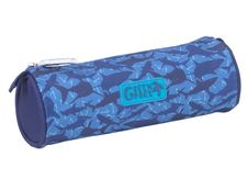 Trousse ronde Greenpack Sharky - 1 compartiment - bleu - Kid'Abord