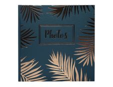 Exacompta Palma - Album photos à spirales 25 x 25 cm - bleu