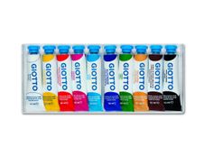 Canson - 10 gouaches boite cristal - couleurs assorties - 10ml