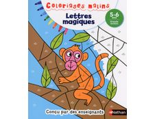 Coloriages malins - Lettres magiques grande section 5/6 ans