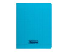 Calligraphe 8000 - Cahier polypro 17 x 22 cm - 96 pages - grands carreaux (Seyes) - bleu