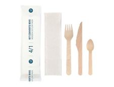 USEO - ensemble de couverts - 4 pcs - jetable