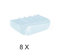 Exacompta BunnyBox - 8 Boîtes à fiches - A7 - couleurs pastels assorties