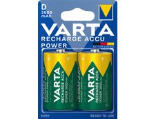 VARTA Accu power - 2 piles alcalines rechargeables - D LR20