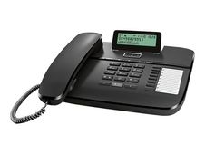 Gigaset DA710 - téléphone filaire - noir