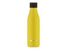 Les Artistes Paris - Gourde Bouteille isotherme 500 ml - jaune - acier inoxydable