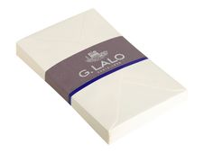 G.LALO Vergé de France - 25 enveloppes - 114x162 mm - Blanc 