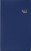 Agenda Seta - 1 jour par page - 10 x 16,5 cm - bleu - Brepols