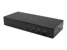 i-Tec USB-C Quattro - Station d'accueil - USB-C / Thunderbolt 3 - 2 x HDMI, 2 x DP - GigE - avec chargeur universel i-Tec 112 W