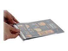 Promocome - Protège-visuel acrylique pour socle bois - A6
