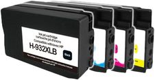 Cartouche compatible HP 932XL/933XL - pack de 4 - noir, cyan, magenta, jaune - Uprint