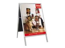 Promocome - Chevalet de sol 60 x 80 cm - usage extérieur - double face