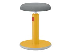 Leitz Ergo Cosy 2 en 1 - Tabouret ergonomique assis/debout - hauteur réglable jusqu'à 79 cm - jaune chaleureux