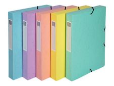 Exacompta Aquarel - Boîte de classement - dos 25 mm - disponible dans différentes couleurs pastels