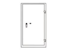 Reskal BM1260 - Armoire forte 211L - à clé - acier blanc
