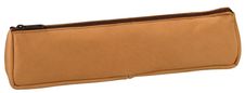 Oxford - Trousse trapèze - 1 compartiment - cuir naturel beige
