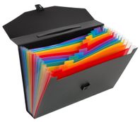 Viquel Rainbow Class - Classeur ménager (valisette trieur) 12 onglets