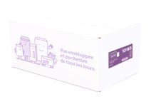 La Couronne - 500 Enveloppes C6 114 x 162 mm - 80 gr - sans fenêtre - blanc - autocollante