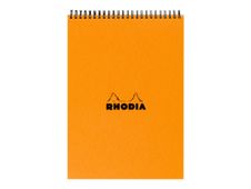 Rhodia - Bloc notes à spirale - A4 - 80 pages - petits carreaux