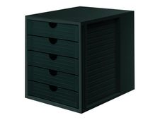 HAN Monitor - Module de classement 5 tiroirs - noir