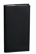 Agenda Impala Sept-Bi - 2 semaines sur 2 pages - 8,8 x 17 cm - noir- Quo Vadis