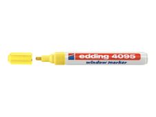 Edding 4095 - Marqueur craie liquide - 2-3 mm - jaune fluo