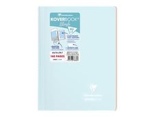 Clairefontaine Koverbook - Cahier à spirale polypro A4 (21x29,7 cm) - 160 pages - ligné - disponible dans différentes couleurs pastels
