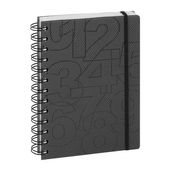 Agenda spiralé à élastique Preston - 1 jour par page - 12 x 17 cm - disponible dans différentes couleurs - Exacompta