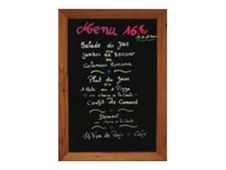 Promocome - Cadre mural bois fond ardoise - 40 x 72 cm