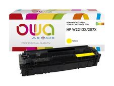Cartouche laser compatible HP 207X - jaune - Owa