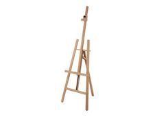 Promocome - Chevalet de présentation en bois - hauteur et inclinaison réglable - 60 x 153 cm