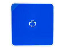 Armoire à pharmacie MultiBox - 32 x 70 x 32 cm - 4 étagères - bleu