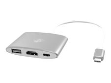 Mobility Lab - Adaptateur multiport USB-C vers HDMI, USB 3.0, USB-C