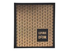 Exacompta Palmyre - Livre d'or 21 x 19 cm - 140 pages - noir