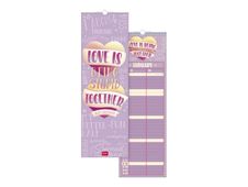 Legami - Calendrier mensuel 2024 - 16 x 49 cm - me and you