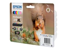Epson 378XL Ecureuil - pack de 6 - noir, cyan, magenta, jaune, magenta clair, cyan clair - cartouche d'encre originale