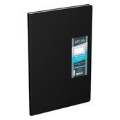 Agenda Classique - 1 semaine sur 2 pages - 21 x 29,7 cm - noir - Lecas