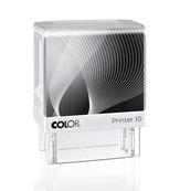 Colop Printer 10 - Tampon personnalisable - 3 lignes - format rectangulaire