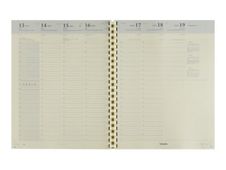 Brepols Oméga 27 - Recharge pour agenda - 1 semaine sur 2 pages - 207 x 268 mm