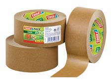 Tesapack - 6 Rubans adhésifs d'emballage - papier écologique kraft - 50 mm x 50 m