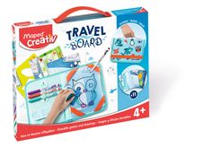 Maped Creativ Travel Board - Kit ardoise voyage animaux - jeux effaçables