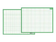 Bouchut - Ardoise mini - Séyès/Quadrillage - 26 x 21 cm - double face - vert