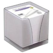Quo Vadis - Bloc Cube avec support plexi porte notes - fumé