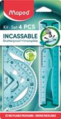 Maped - Mini kit de traçage 4 pièces