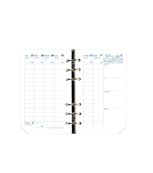 Recharge pour organiseur Timer 17 Planning - 1 semaine sur 2 pages - 10 x 17 cm - Quo Vadis