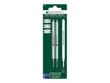 Monteverde - 2 Recharges pour roller Dupont - noir - pointe fine