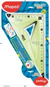 Maped - Equerre 2en1 incassable 60/45° - 21 cm 