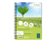 Clairefontaine Forever - Cahier à spirale A5 - 120 pages - petits carreaux (5x5 mm)
