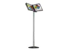 Promocome - Lutrin de sol - pied aluminium anodisé - vendu sans les pochettes